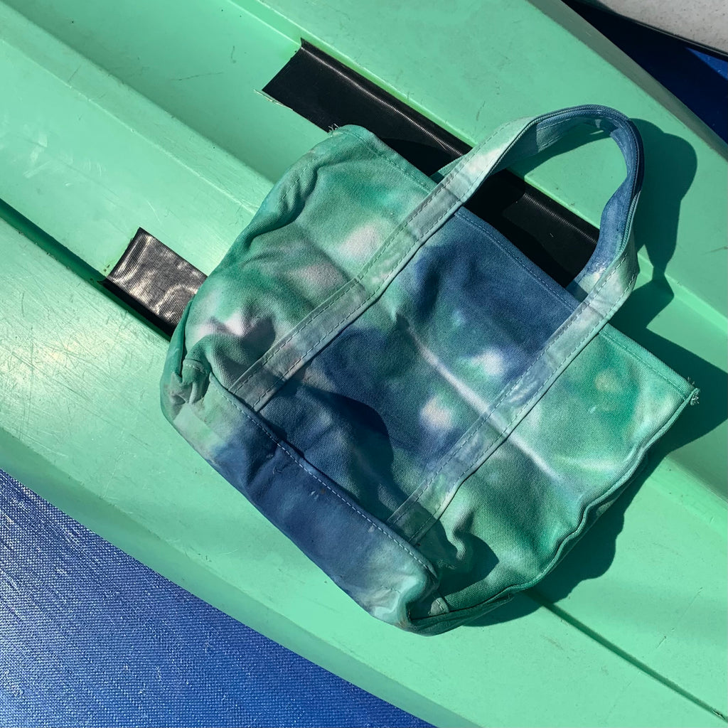 Reworked Tie Dye LL Bean Boat and Tote – For Good Luck